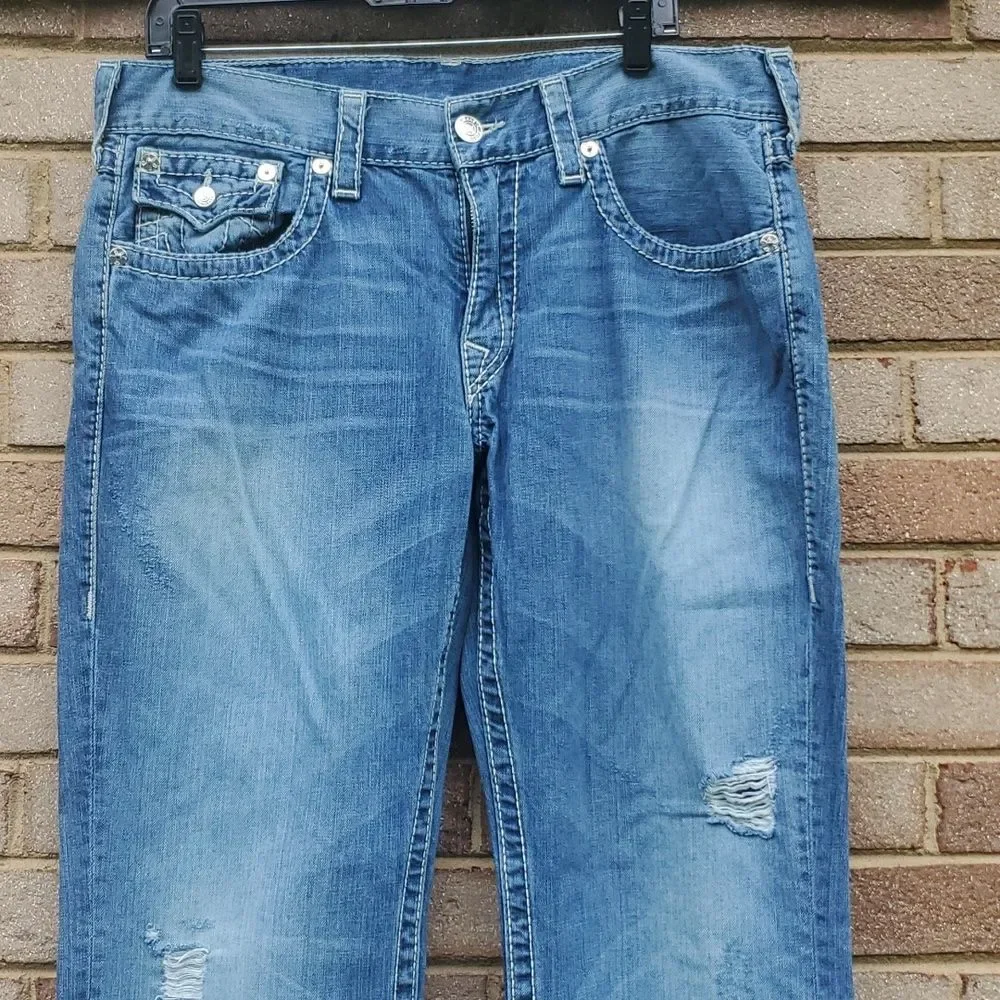 True Religion Jeans Straight with Flap Pockets Size 36